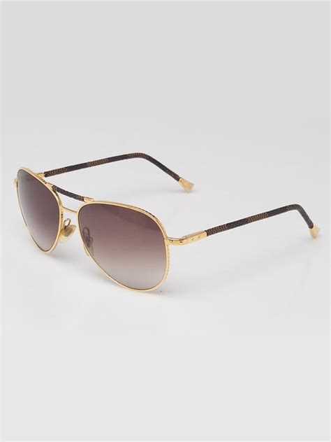 Louis Vuitton Conspiration Pilote Canvas Sunglasses .